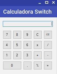 Calculadora Switch (C#)